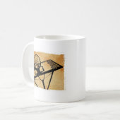 Basketballsport Pop Art Kaffeetasse (Vorderseite Links)