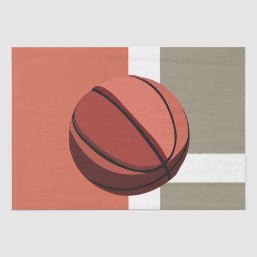 Basketballsport Seidenpapier (Vorderseite)