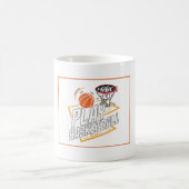 Basketballsport spielen kaffeetasse (Mittel)