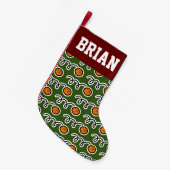Basketballsportarten Kleiner Weihnachtsstrumpf (Vorderansicht (hängend))