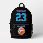 Basketballsportarten Rucksack Senior Night (Vorderseite)