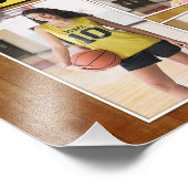 Basketballsportfotografie Fotodruck (Ecke)