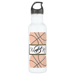 Basketballsportmonogramm Edelstahlflasche