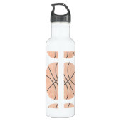 Basketballsportmonogramm Edelstahlflasche (Rückseite)