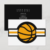 Basketballstar Einladung (Vorne/Hinten)