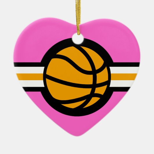 Basketballstar Keramikornament (Vorne)