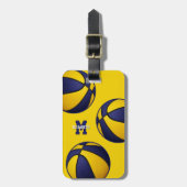 Basketballtasche Gepäckanhänger (Vorderseite vertikal)