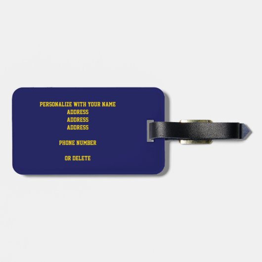 Basketballtasche Gepäckanhänger (Rückseite horizontal)