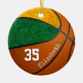 Basketballteam-Brunnenbrille Keramik Ornament (Vorne)