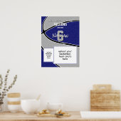 Basketballteam-Foto Poster (Küche)