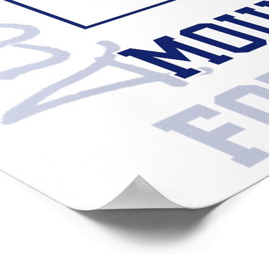 Basketballteam-Foto Poster (Ecke)