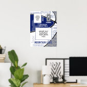 Basketballteam-Foto Poster (Heimbüro)