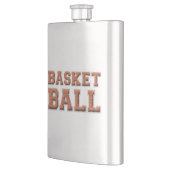Basketballtext Flachmann (Links)