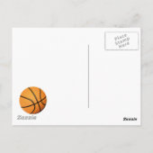 Basketballtext: Postkarte (Rückseite)