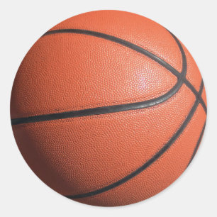 Basketballtextur Runder Aufkleber