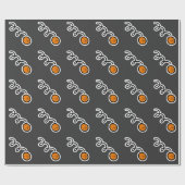 Basketballthema-Packpapier Geschenkpapier (Flach)
