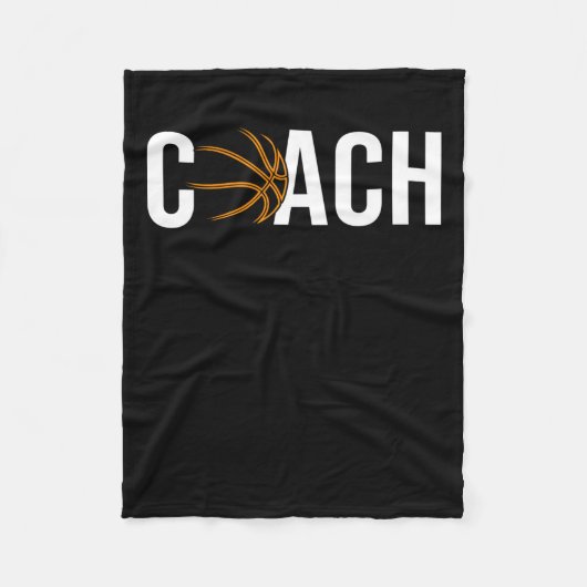Basketballtrainer 2 fleecedecke (Vorderseite)