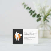 Basketballtrainer | Athletic Coach Visitenkarte (Stehend Vorderseite)