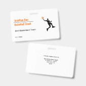 Basketballtrainer Ausweis (Vorder- & Rückseite)