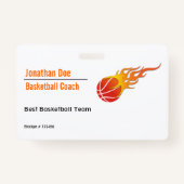Basketballtrainer Ausweis (Vorderseite)