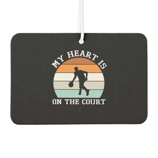 Basketballtrainer Autolufterfrischer (Vorderseite)