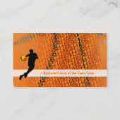 Basketballtrainer | Bester Spieler Visitenkarte (Rückseite)