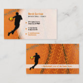 Basketballtrainer | Bester Spieler Visitenkarte (Vorne/Hinten)