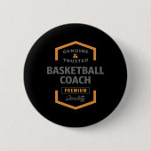 Basketballtrainer Button (Vorderseite)