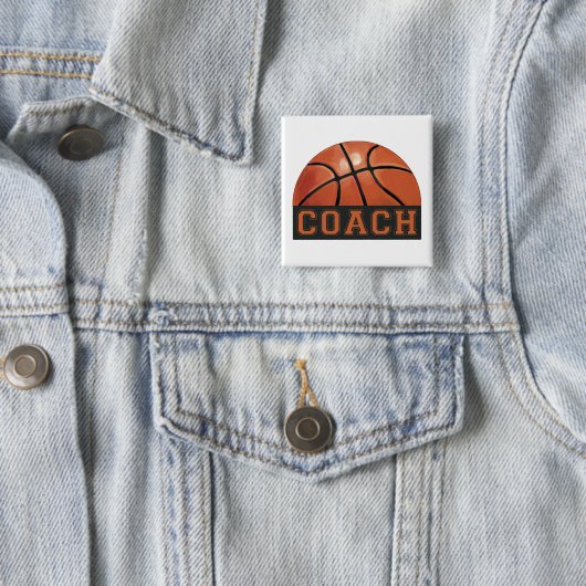 Basketballtrainer Button (Beispiel)