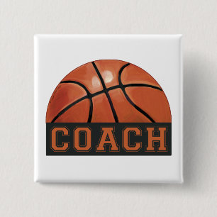 Basketballtrainer Button