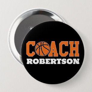 Basketballtrainer Button