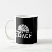 Basketballtrainer Coache Basketballer Trainer Kaffeetasse (Links)