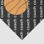 Basketballtrainer-Dankopapier Seidenpapier (Ausschnitt)