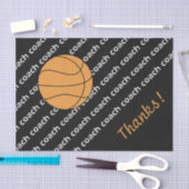 Basketballtrainer-Dankopapier Seidenpapier (Handwerk)