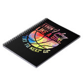 Basketballtrainer, den ich kenne, wie ein Girl Bas Notizblock (Linke Seite)