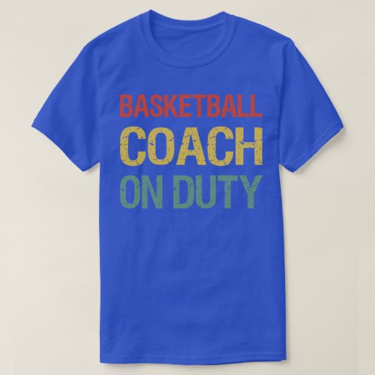 Basketballtrainer für Zoll II T-Shirt (Design vorne)
