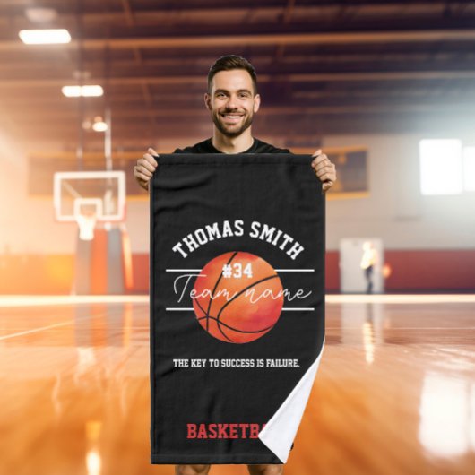 Basketballtrainer Handtuch