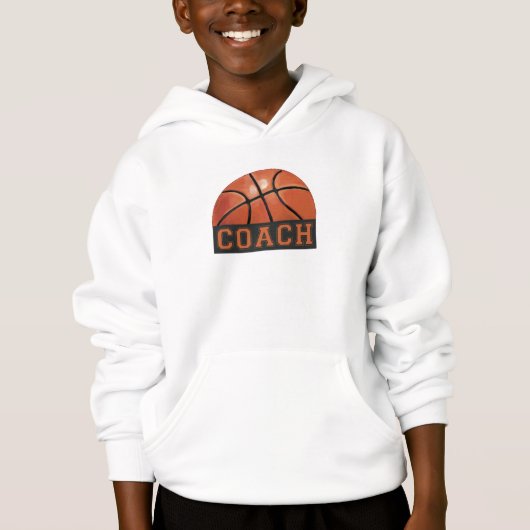 Basketballtrainer Hoodie (Vorderseite)