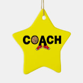 Basketballtrainer Keramik Ornament (Rechts)