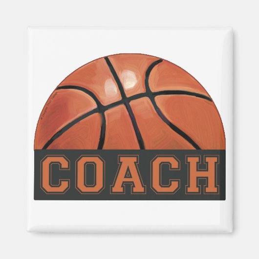 Basketballtrainer Magnet (Vorne)