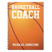Basketballtrainer Notizblock (Vorderseite)