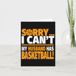 Basketballtrainer oder Ehefrau-Shirt des Spielers Karte