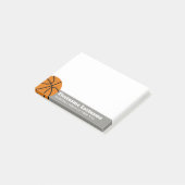 Basketballtrainer oder Lehrer für physische Bildun Post-it Klebezettel (angewinkelt)