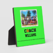 Basketballtrainer - Personalisiert Fotoplatte (Vorderseite)