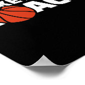 Basketballtrainer Poster (Ecke)