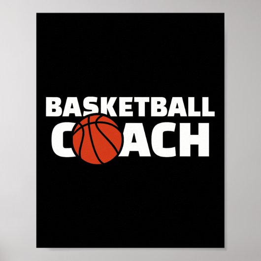 Basketballtrainer Poster (Vorne)