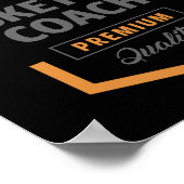 Basketballtrainer Poster (Ecke)