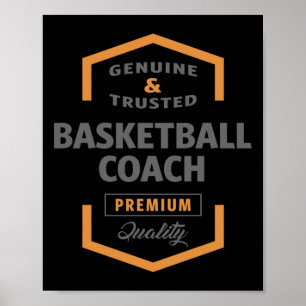 Basketballtrainer Poster