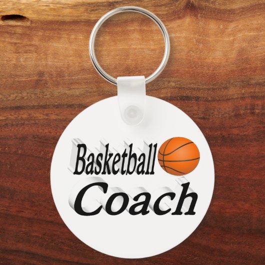 Basketballtrainer Schlüsselanhänger (Rückseite)