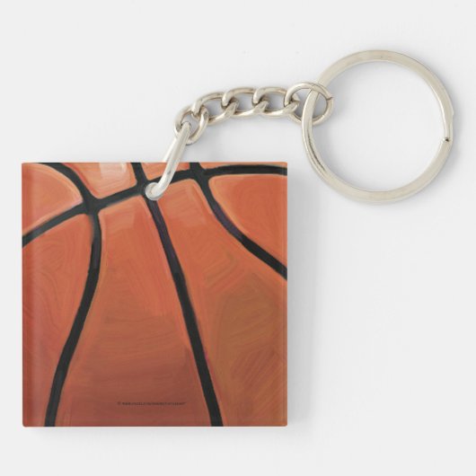 Basketballtrainer Schlüsselanhänger (Rückseite)